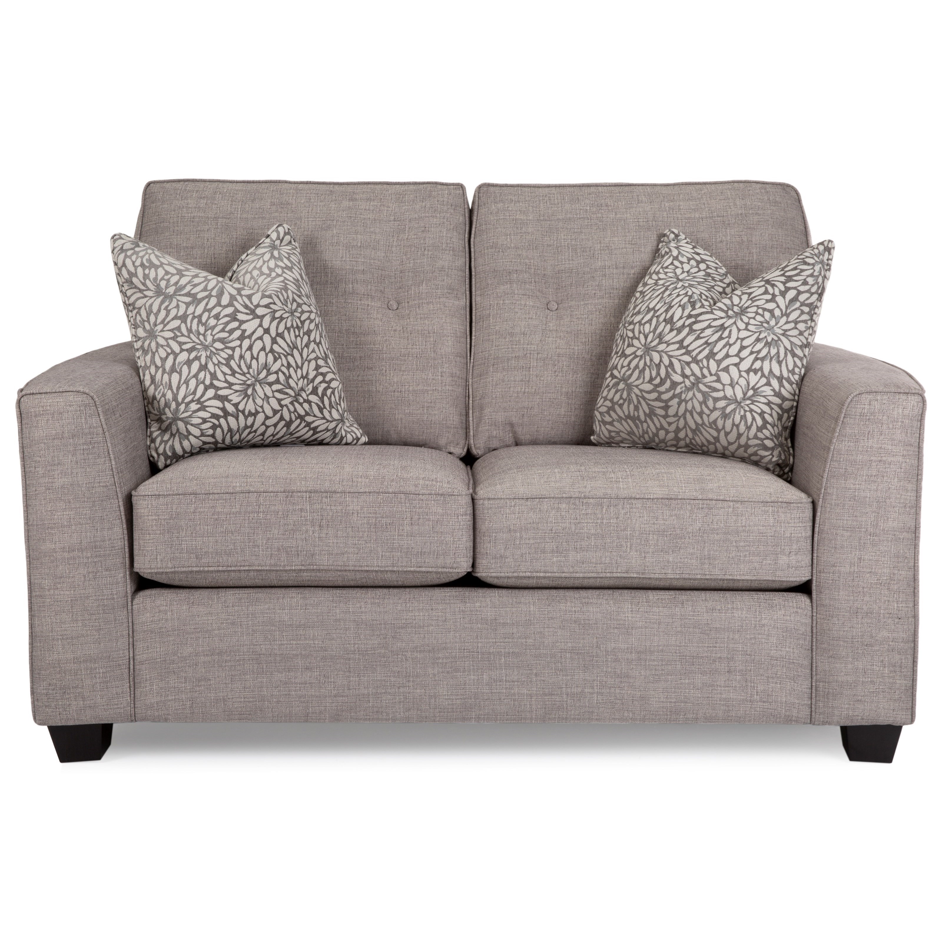 DecorRest 2967 Loveseat with Tufted Back Cushions Stoney Creek